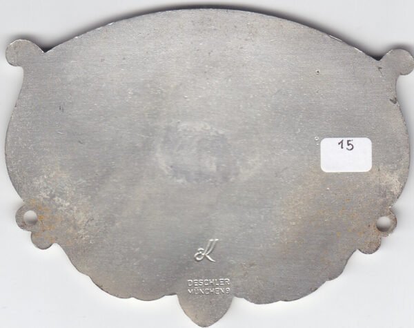 Autoplakette "Südbayerische Heimatfahrt 1968 ADAC" – Bild 2