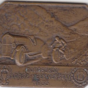 Autoplakette Ungarn, v. N. Beran, Motorsportereignis 1935