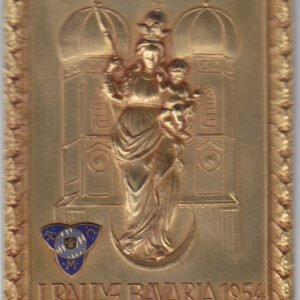 Autoplakette "I. Rallye Bavaria 1954"